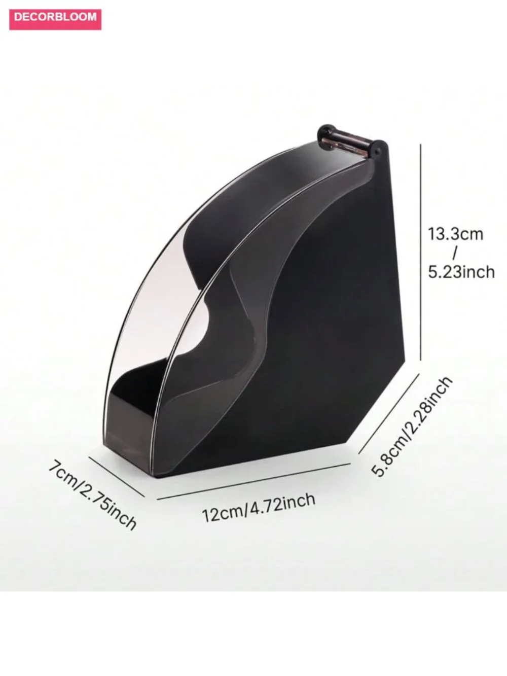 Coffee Filter Holder Storage Container for Countertop Flip-Top Lid